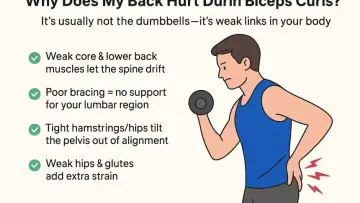 Core Strength Training: Back Pain During Biceps Training!