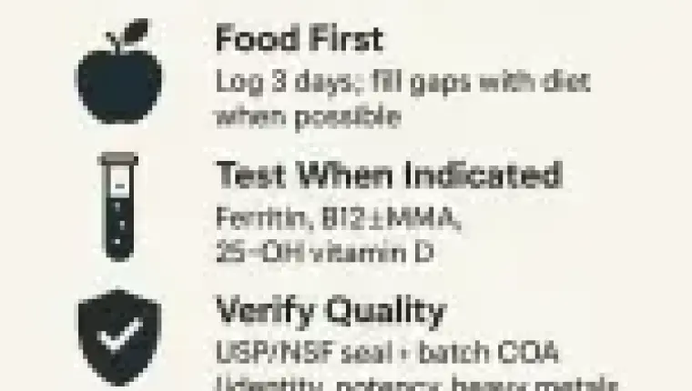 Choose High-Quality Supplements: Labels & Third-Party Tests
