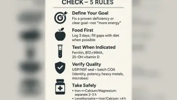 Choose High-Quality Supplements: Labels & Third-Party Tests