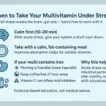 Stress and Its Effect on Health: Best Multivitamin Timing
